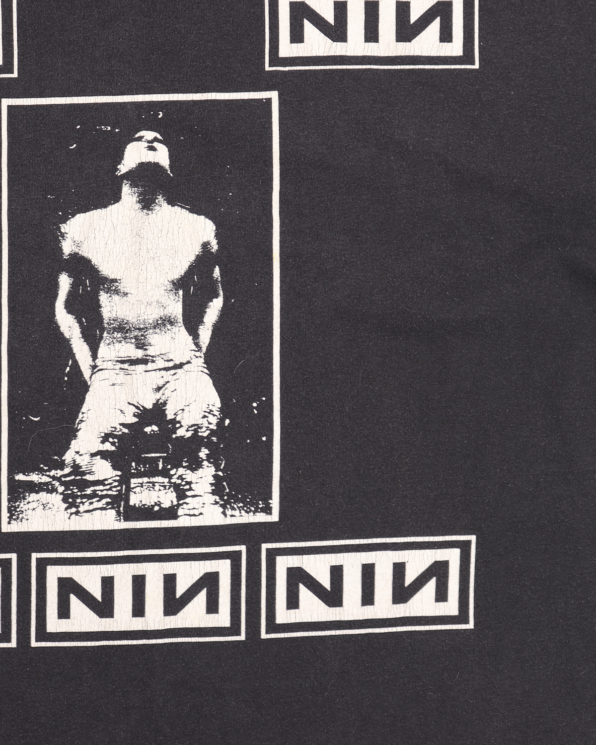 Vintage 1990s Nine Inch Nails (NIN) Band Logo T-Shirt - Retro Music Tee for Concerts, Gifts & 90s Grunge Fashion