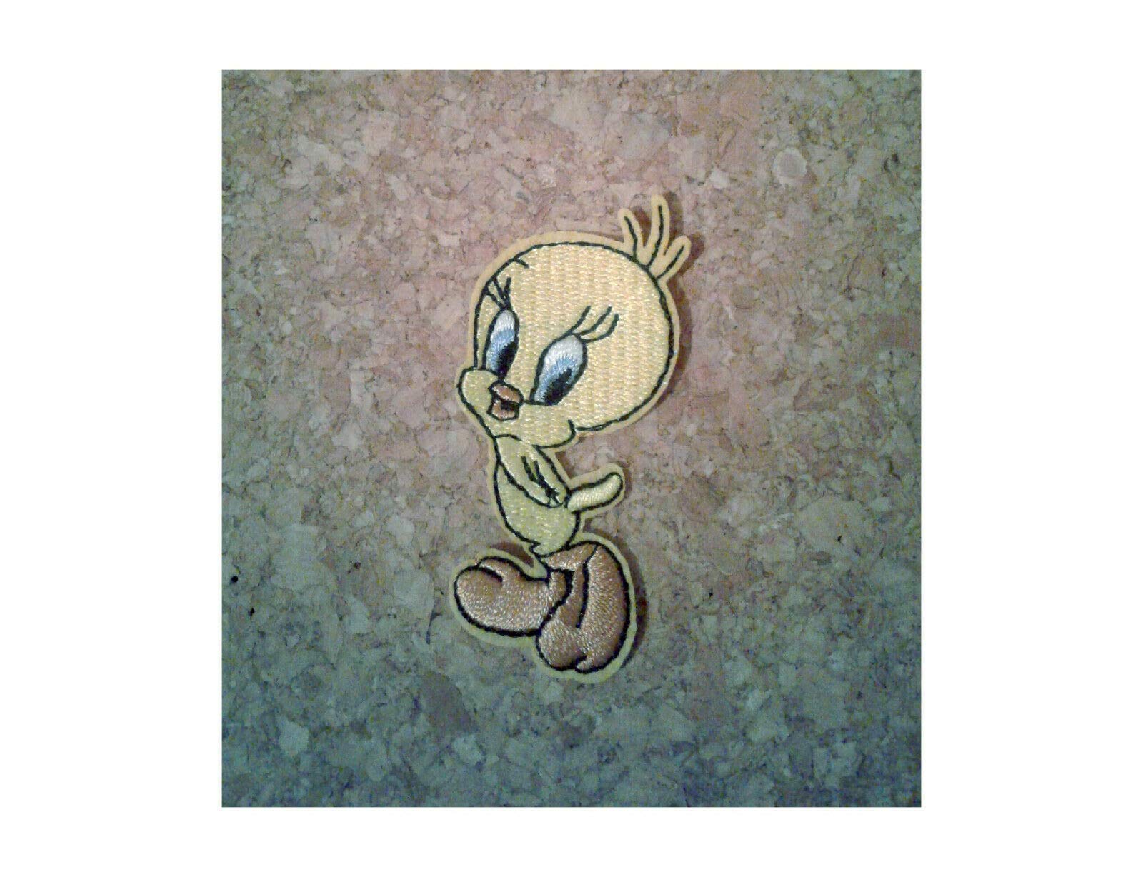 Tweety Bird Looney Tunes Embroidered Iron On Patch for DIY Crafts, Clothing, Backpacks & Costume Accessories