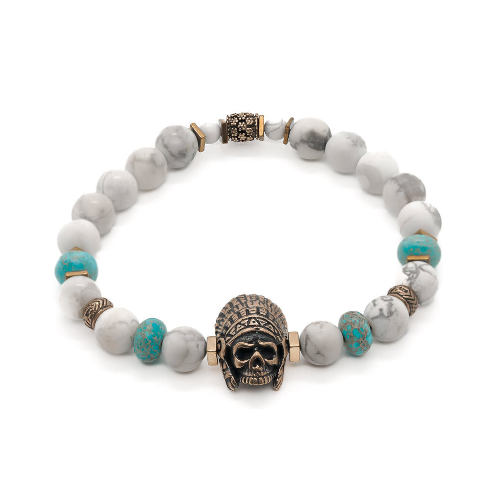 Authentic Indian Beaded Spiritual Bracelet - Handmade Yoga Meditation Prayer Jewelry for Women & Men - Perfect for Mindfulness, Healing & Boho Fashion