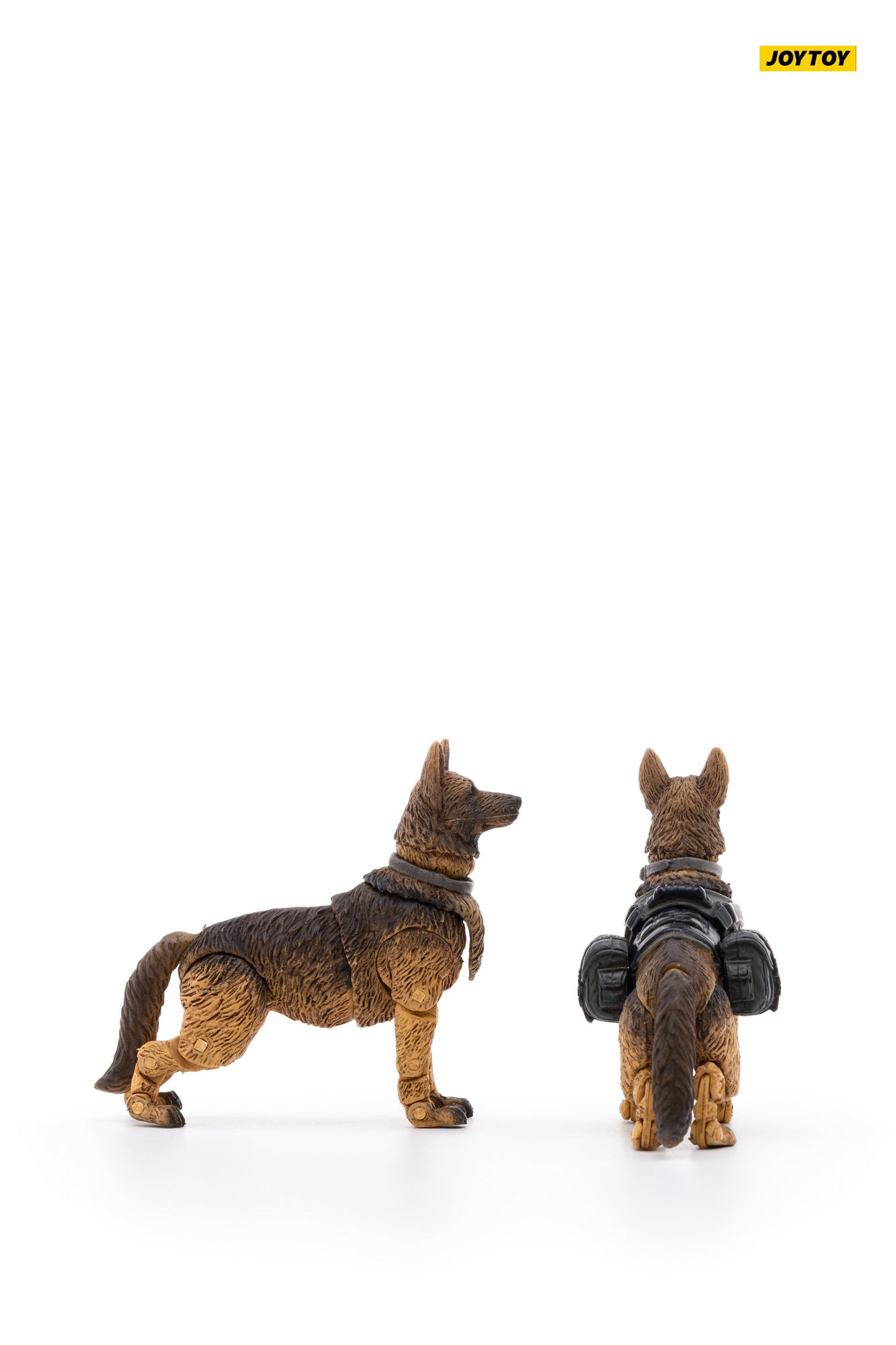 JOYTOY 1/18 Scale Military Dog Action Figure Set (2PCS) - Realistic Canine Collectible for Anime & Military Enthusiasts | Perfect for Display, Diorama Scenes & Toy Photography