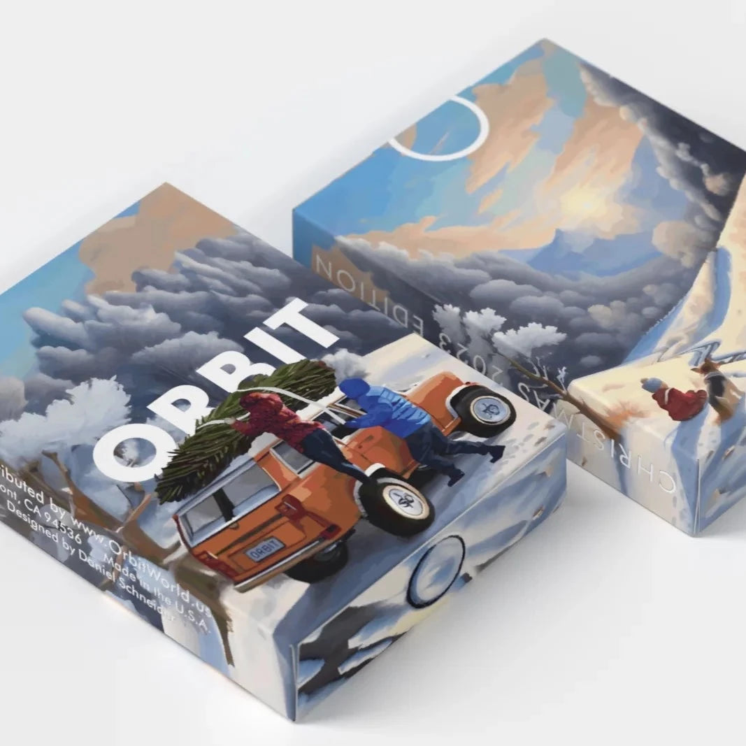 Orbit Christmas Playing Cards V3 - Premium Holiday-Themed Deck for Family Games & Magic Tricks | Perfect for Christmas Parties, Stocking Stuffers & Card Collectors