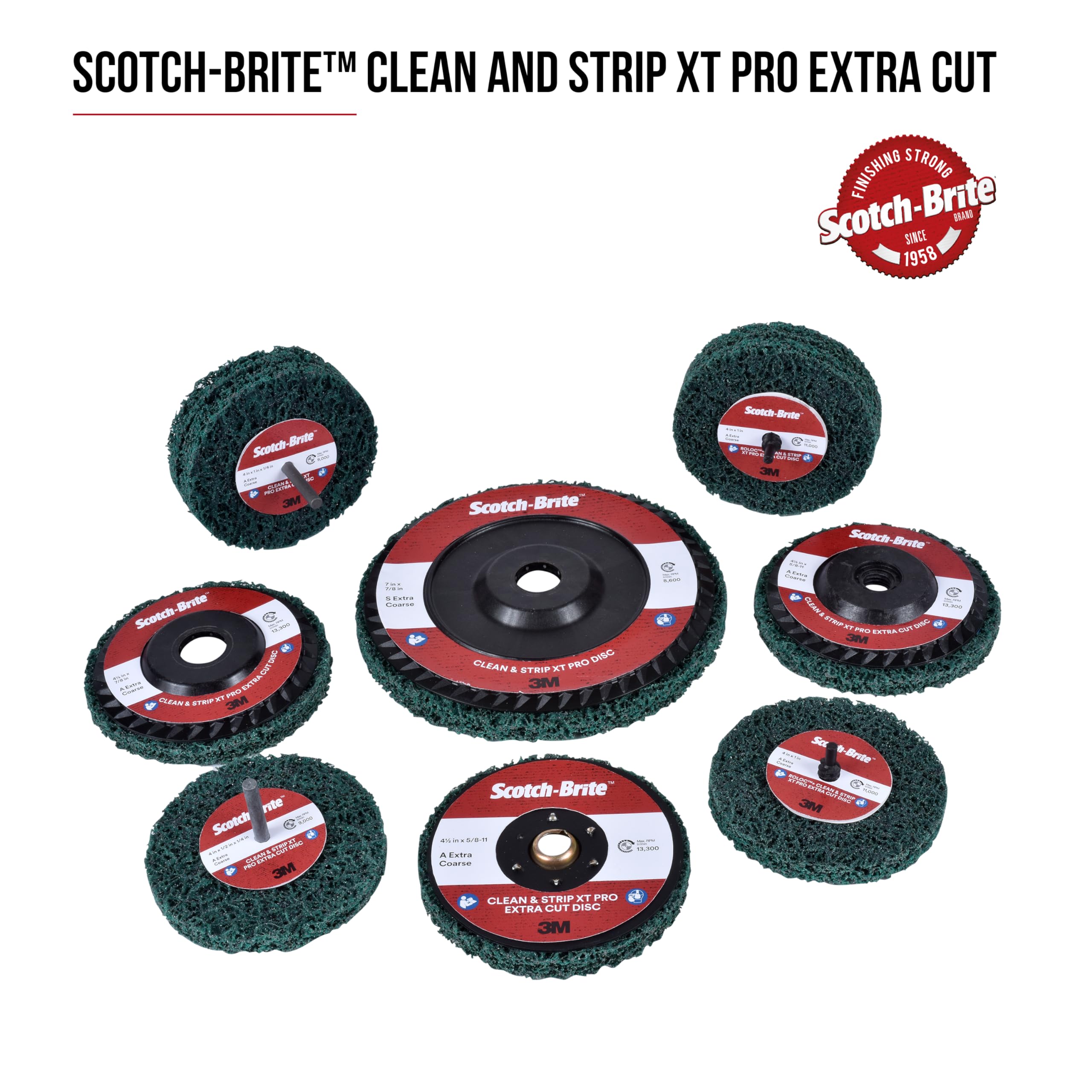 3M Scotch-Brite Clean and Strip XT Pro Extra Cut Disc - 7