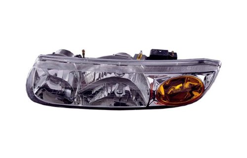 Saturn S Series Replacement Headlight Assembly - 1 Pair Set for Improved Night Visibility & Safety Driving