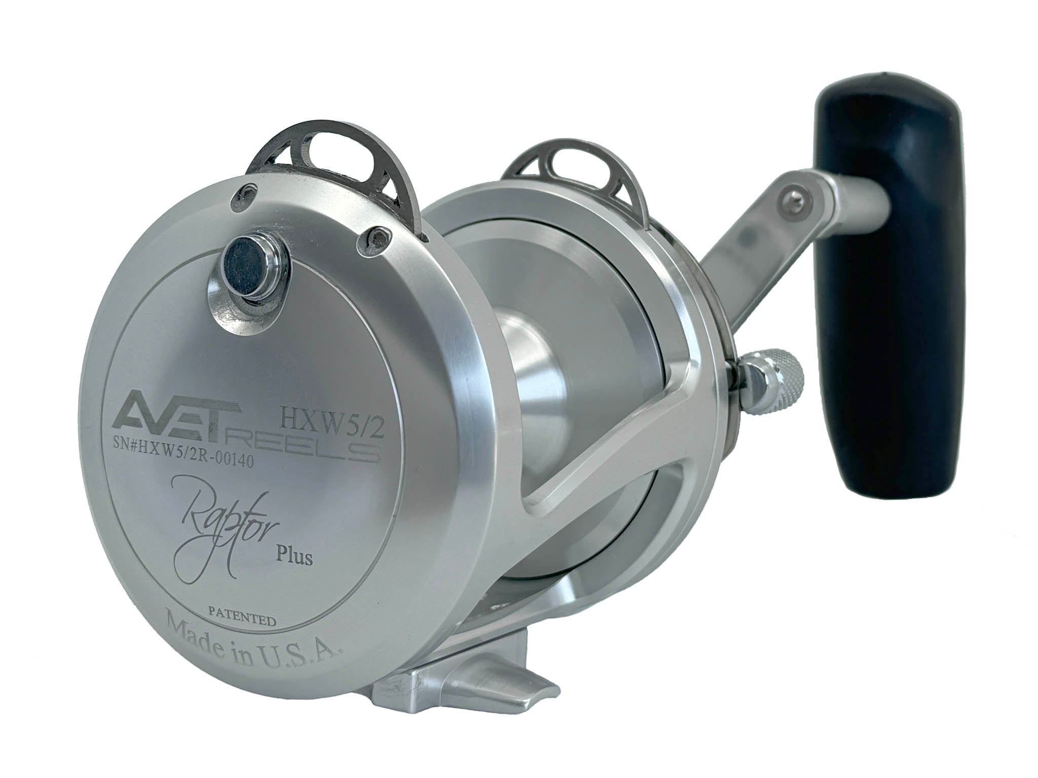 Avet HXW Raptor Plus 5/2 Two Speed Fishing Reel - Saltwater Offshore Big Game Fishing Reel for Tuna, Marlin & Swordfish