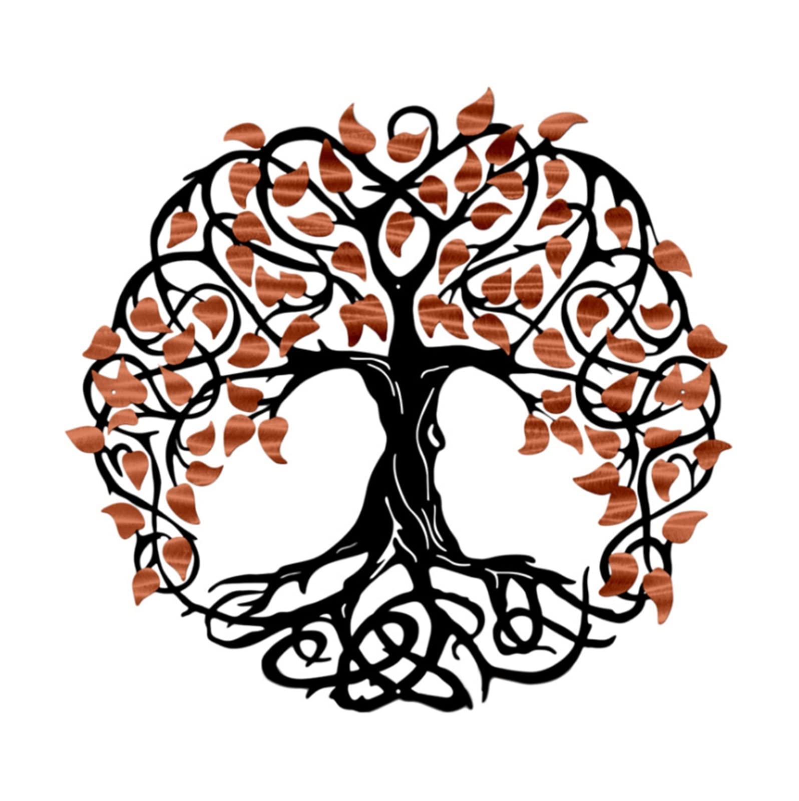 Tree of Life Metal Wall Art - Handcrafted Wall Decor Plaque for Home & Bedroom - Elegant Hanging Decoration for Living Room, Nursery & Office
