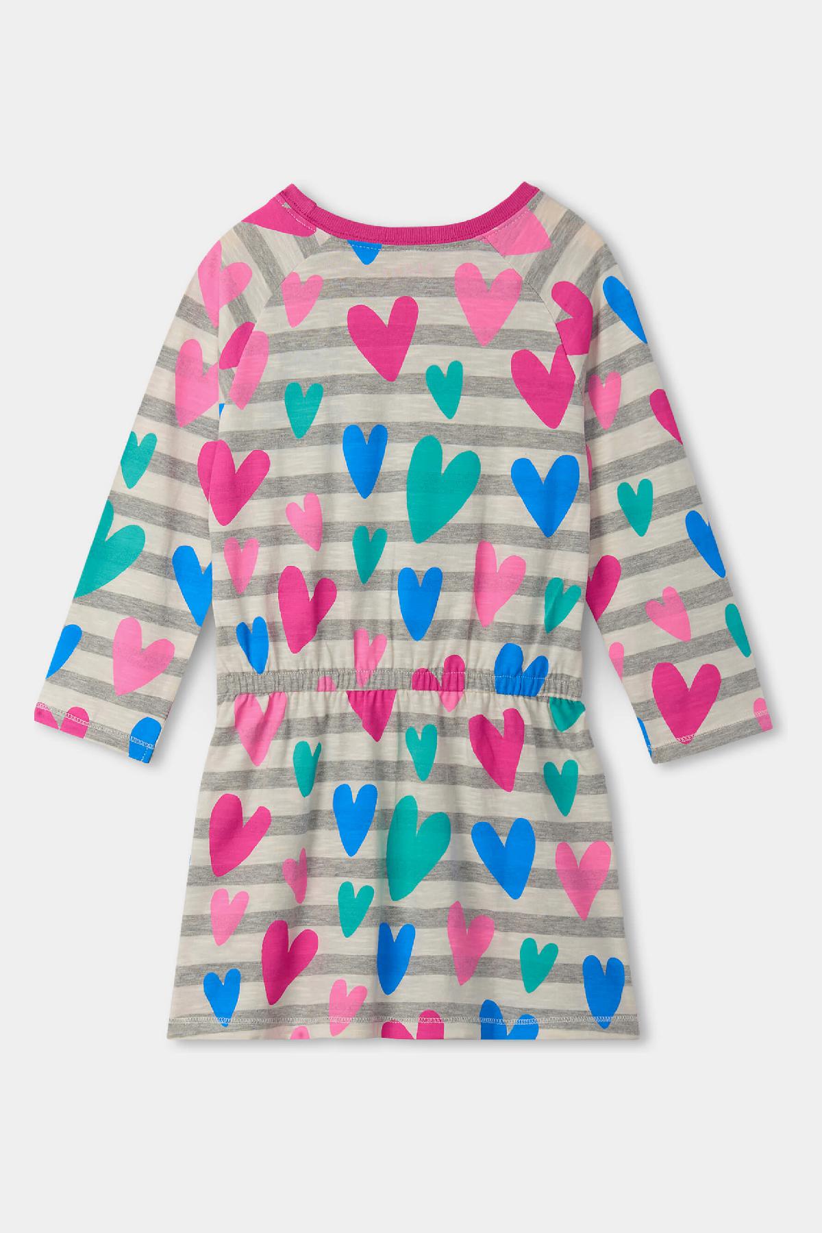 Girls' Dress with Lovey Hearts Print by Hatley | Cute & Comfortable Outfit for Playdates, Parties & Everyday Wear