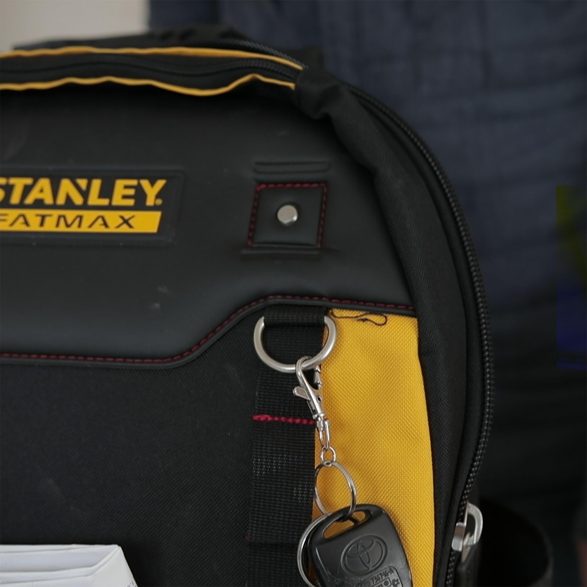 Stanley Heavy Duty Tool Backpack - Large Black Work Backpack for Construction, Tools & Equipment - Durable Storage for Job Sites, Camping & Outdoor Adventures