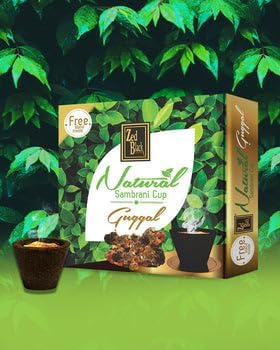 Zed Black Sambrani - Natural Guggal Incense Cups for Pooja & Havan | Pure Dhoop for Home Worship & Festivals (Pack of 3) | Perfect for Daily Prayer, Meditation & Spiritual Cleansing