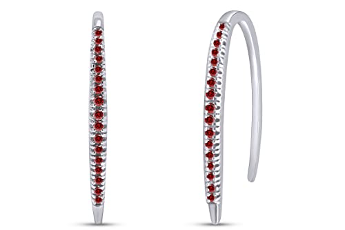 White Gold Over : Simulated Garnet