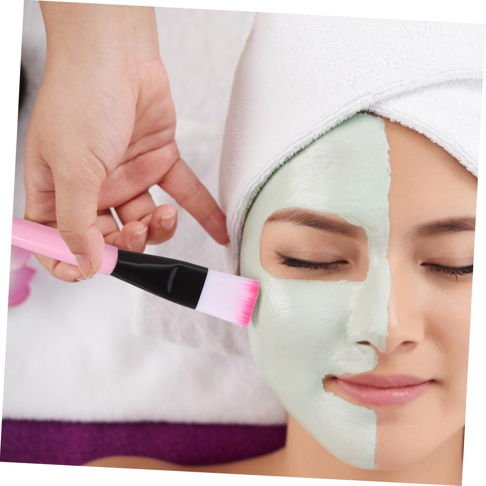 1 Set Face Mask Mixing Bowl & Skincare Tools Kit - Non-Woven Fabric Mask Modeling Bowl with Spatula for DIY Facial Care | Perfect for At-Home Spa, Beauty Salon & Professional Skincare Treatments