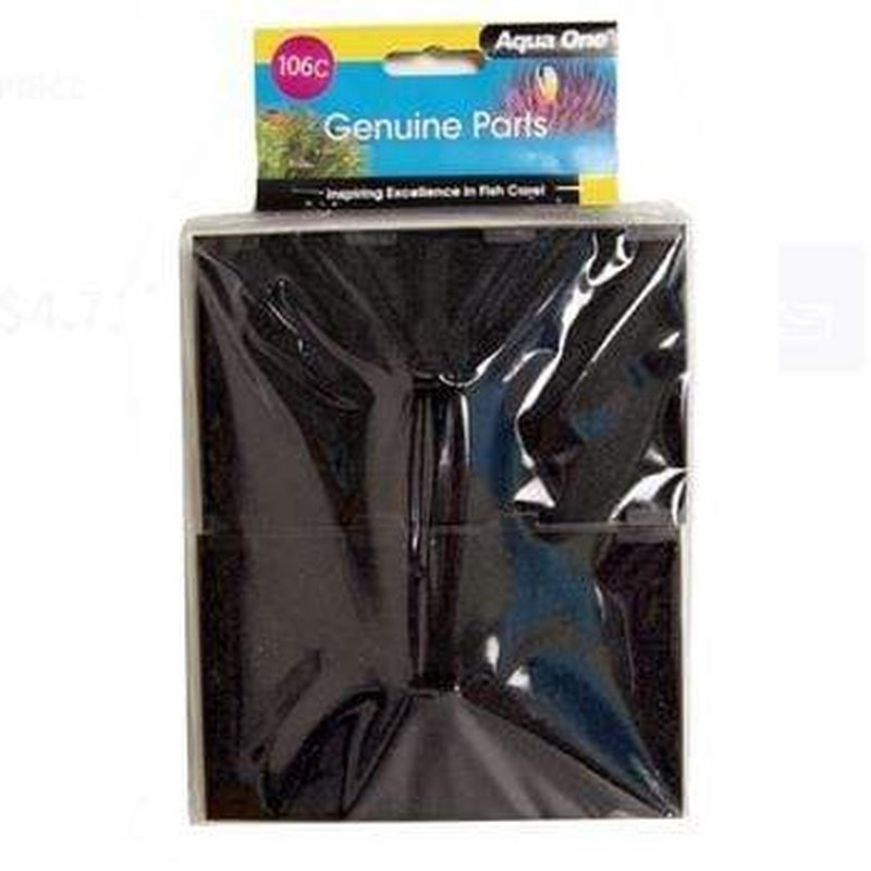 Aqua One Carbon Cartridge 2-Pack for EcoStyle 61 & VF70 Fish Tank Filters - Replacement Water Filter Media for Freshwater & Saltwater Aquariums - Improves Water Clarity & Removes Impurities