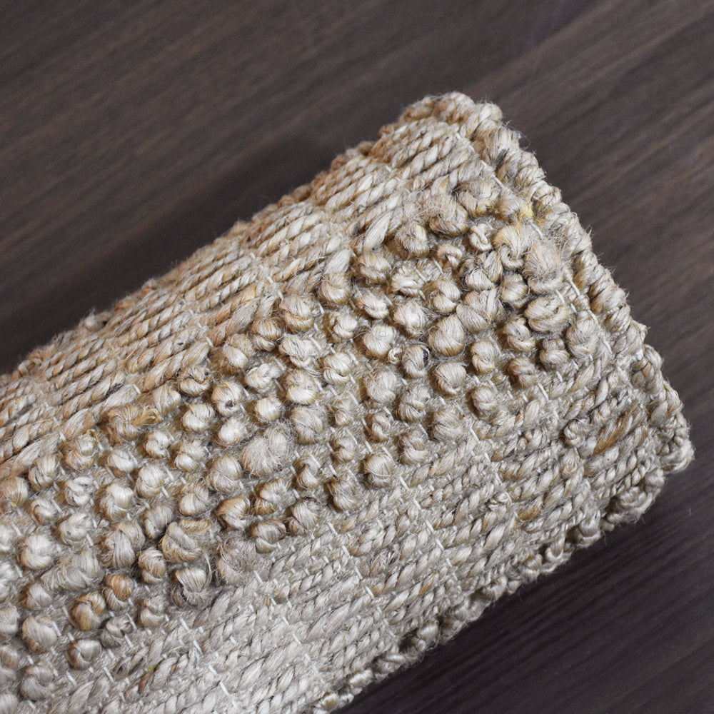 Handmade Jute Braided Rug - Natural Fiber Floor Mat for Living Room, Bedroom & Entryway - Eco-Friendly Home Decor (5x8 Feet, Beige) | Perfect for Boho, Farmhouse & Coastal Style Homes
