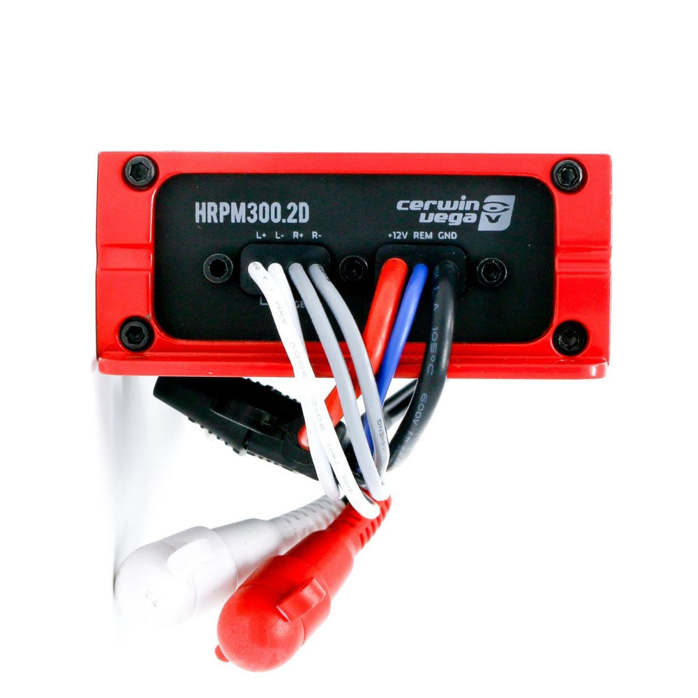 Cerwin Vega RPMRZZKM21 2DR KIT 14 + Razor Specific Front Speaker Kit with 2 Channel Digital Amplifier - High Performance Car Audio System for Off-Road Vehicles & Custom Builds - Perfect for Jeep Wrangler, Polaris RZR & UTV Sound Upgrades