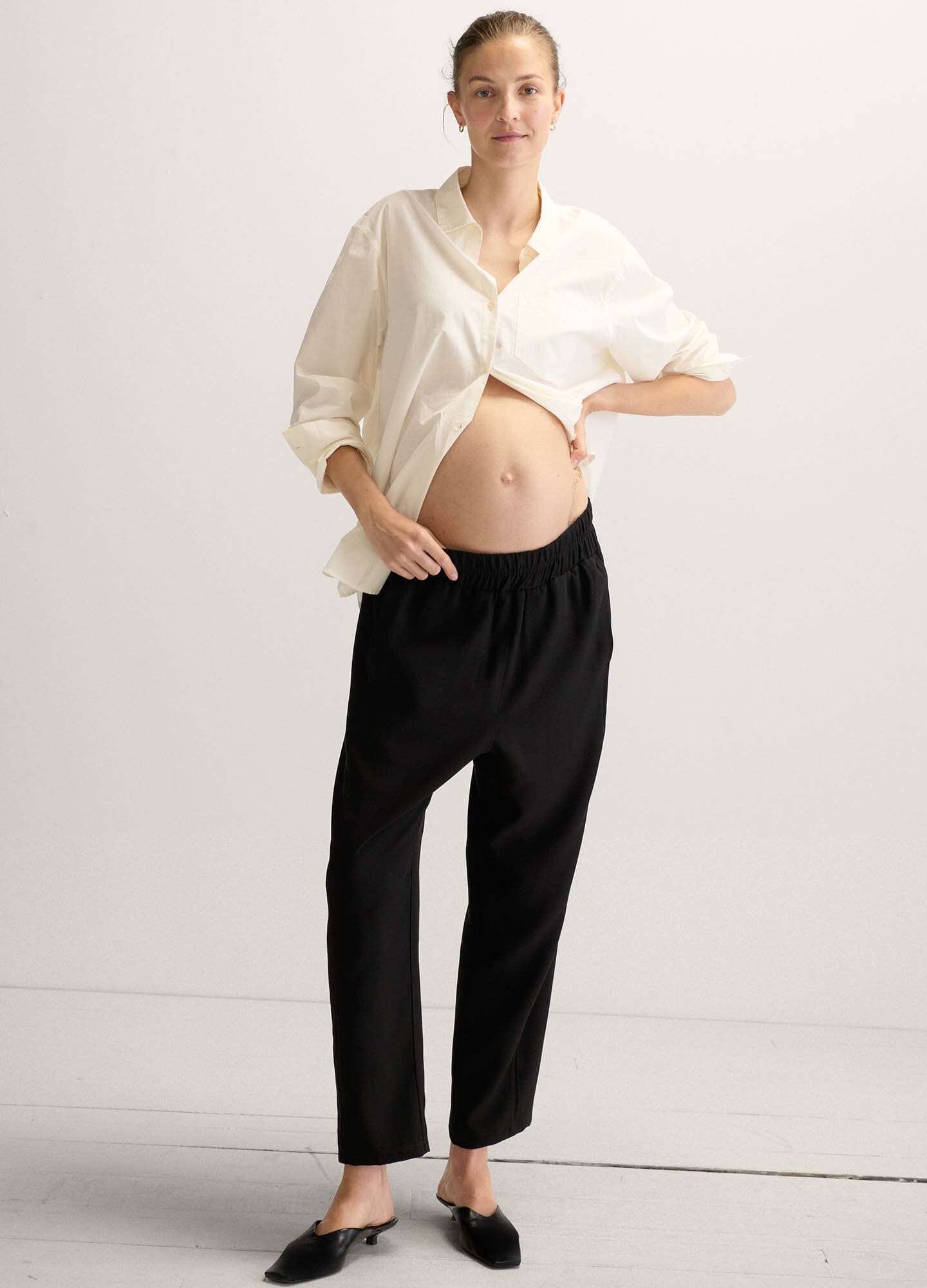 The Asher Maternity Pant - Comfortable Stretch Pregnancy Pants for Women - Perfect for Work, Travel & Everyday Wear