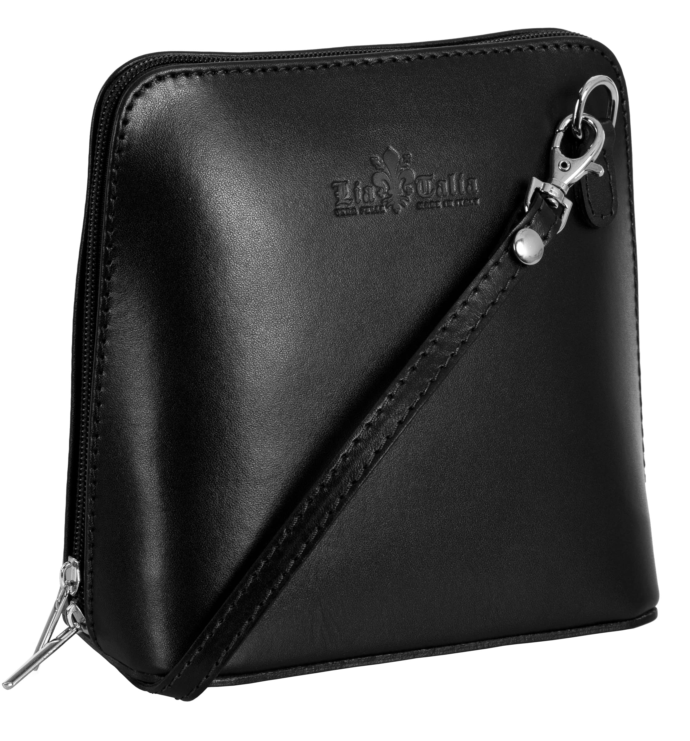 LiaTalia Genuine Italian Leather Crossbody Bag for Women - Small Mini Shoulder Purse Handbag - ABBY - Perfect for Everyday Use, Travel & Date Night