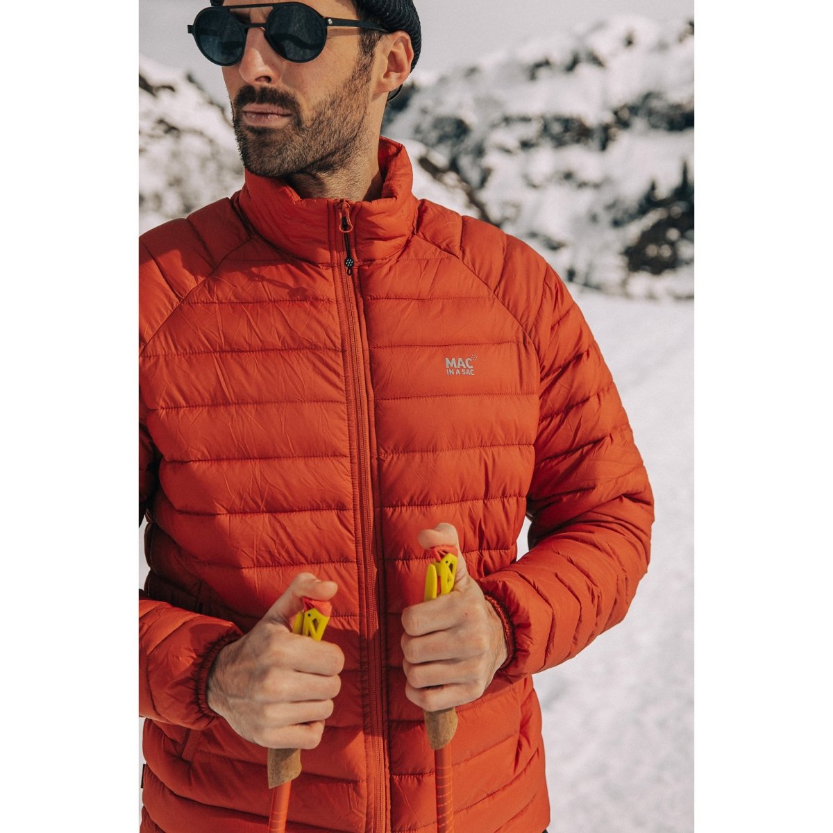 Mac In A Sac Synergy Men's Insulated Packable Jacket - Lightweight Waterproof Winter Coat for Hiking, Travel & Outdoor Activities