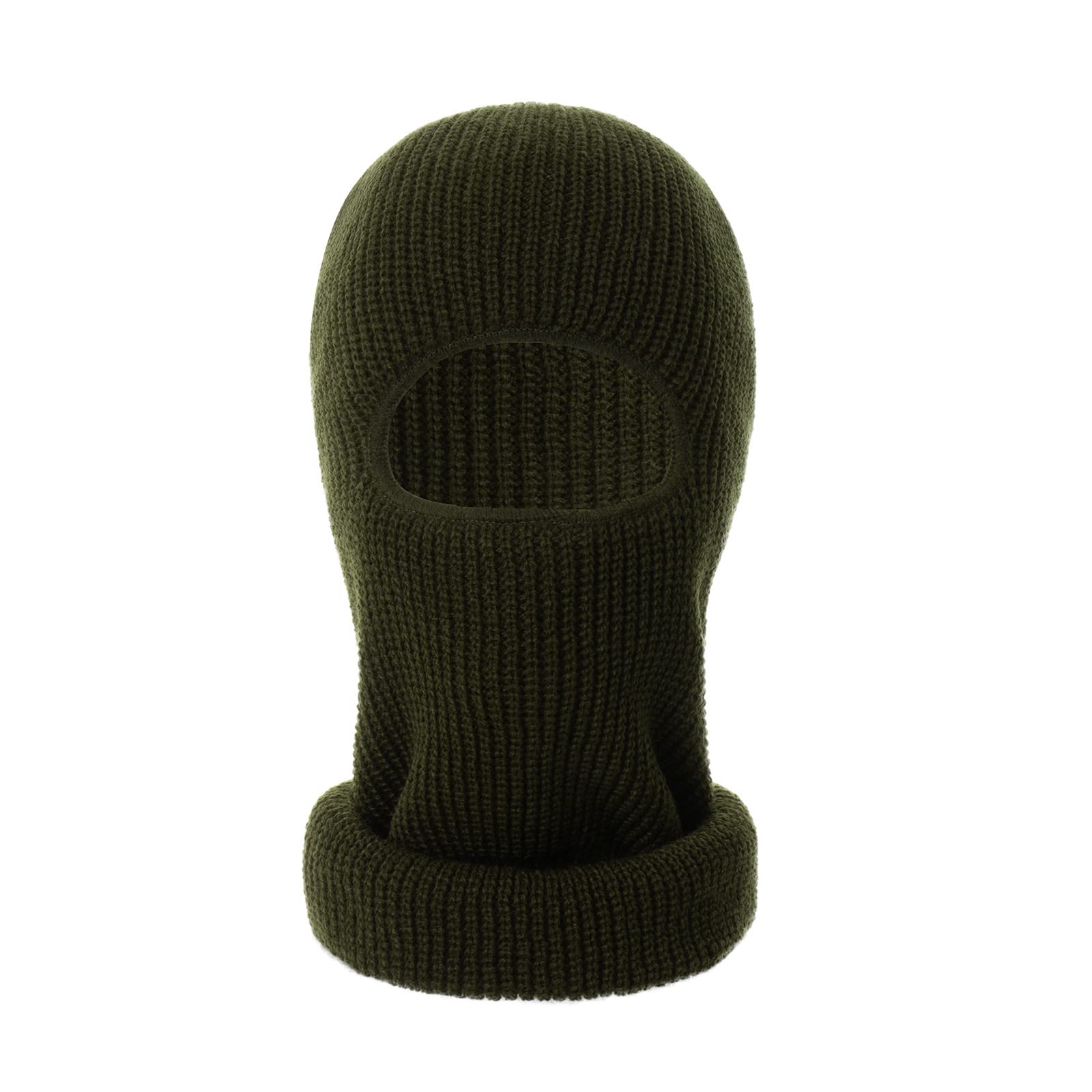 3 Hole Knit Balaclava - Gothic Ski Mask for Winter, Warm & Windproof Thermal Cycling Face Cover - Perfect for Skiing, Snowboarding, Motorcycling & Outdoor Activities