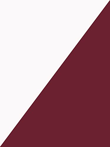 White and Crimson Red