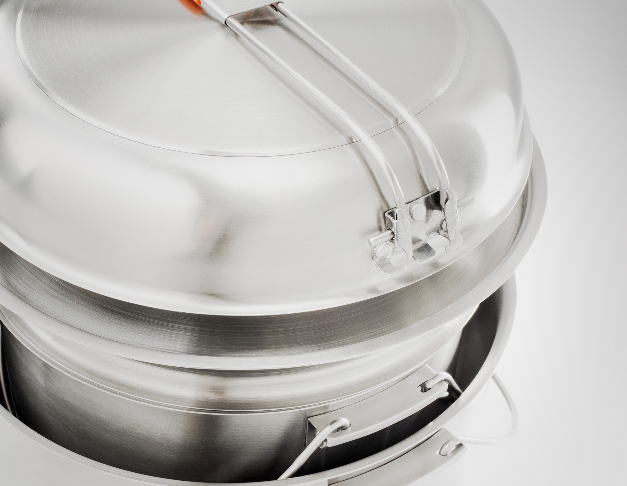 Glacier Stainless Steel Camping Cookset - Lightweight & Durable Outdoor Cooking Kit for Backpacking, Hiking & Camping Trips