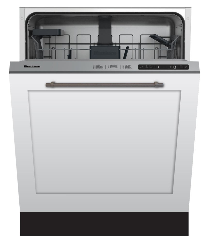 Blomberg DW51600FBI 24-Inch ADA Height Fully Integrated Dishwasher with 5 Wash Cycles, Top Control Panel & 48 dBA Noise Level - Perfect for Modern Kitchens & Small Spaces
