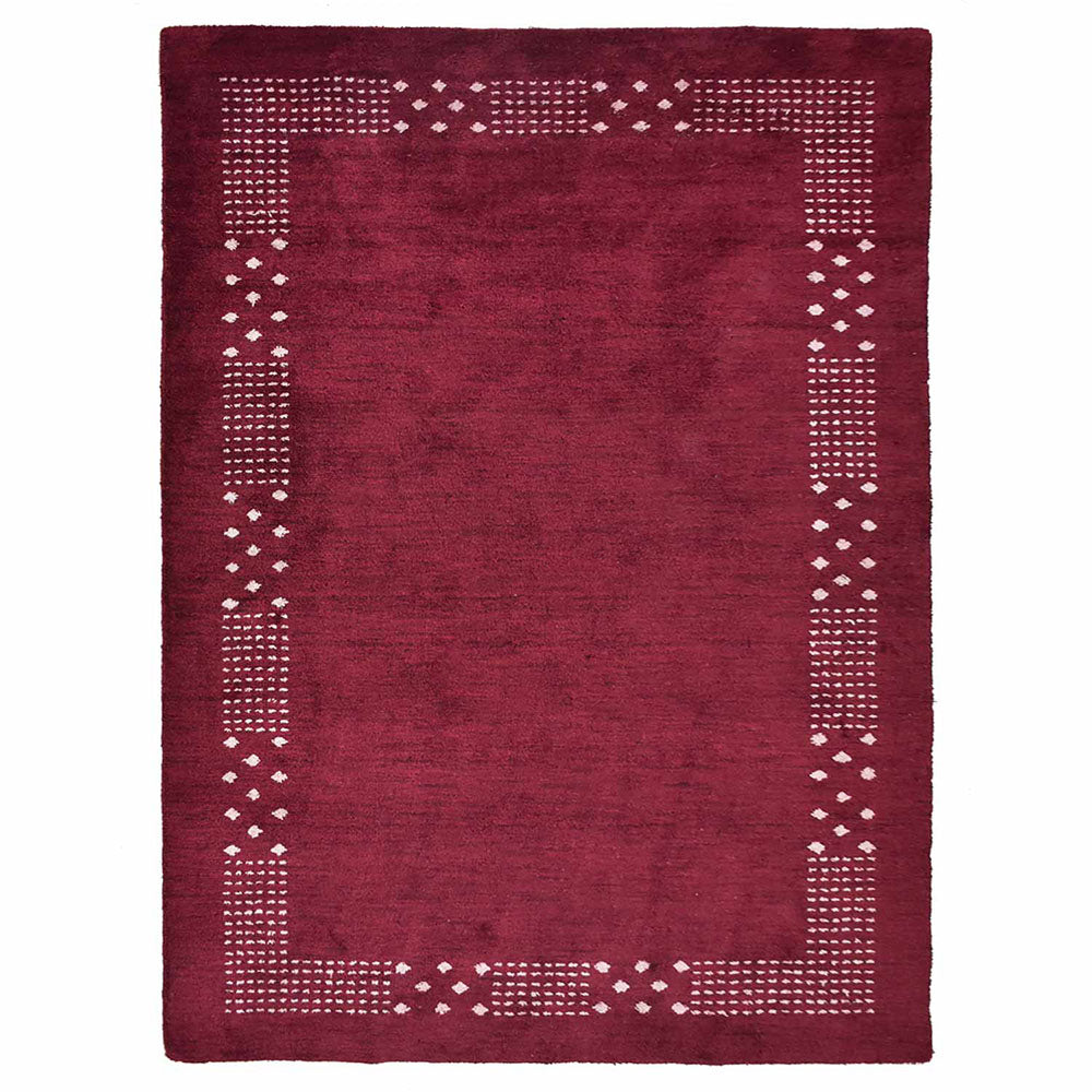 Hand-Knotted Sand-Colored Area Rug - Soft & Durable for Living Room, Bedroom, or Office Decor