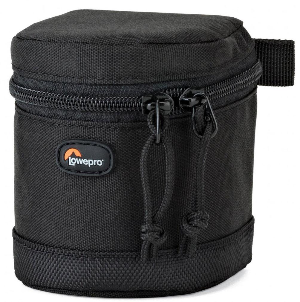 Lowepro Small Lens Case 7x8cm (Black) - Compact Protective Pouch for Camera Lenses - Perfect for DSLR, Mirrorless & Action Cameras - Travel, Hiking & Outdoor Photography Accessory