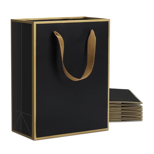 Black with Gold Frame