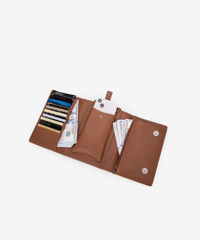 Wrangler Aztec Print Bi-Fold Phone Case for iPhone & Samsung - Stylish & Protective Wallet Cover for Everyday Use