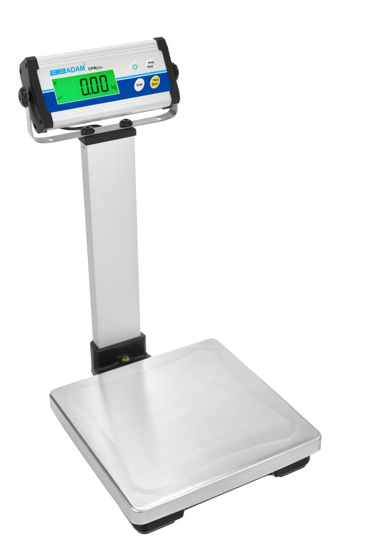 Adam Equipment CPWplus 35P Digital Bench Scale - 75lb/35kg Capacity, 0.02lb/10g Precision - Perfect for Shipping, Packaging, and Industrial Weighing Tasks