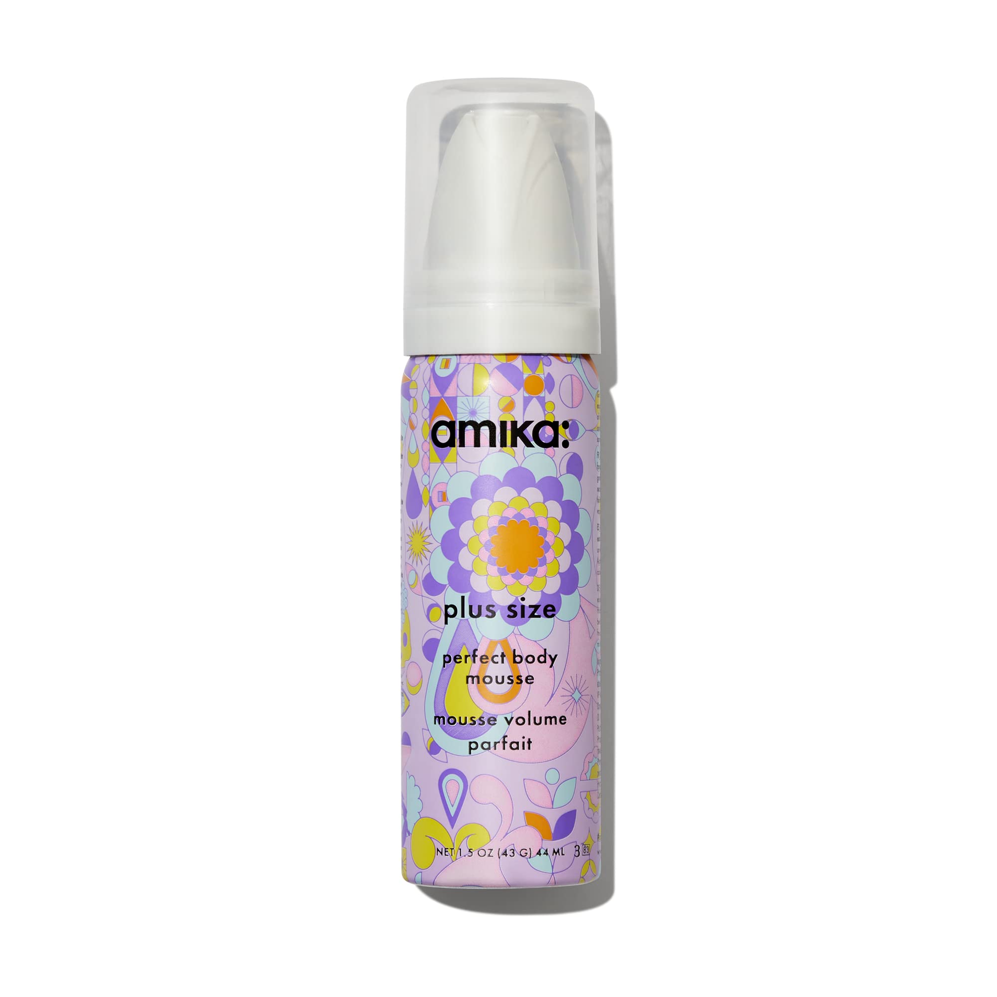 Amika Plus Size Perfect Body Mousse for Curves - Volumizing & Shaping Styling Foam for Full-Figured Women | Great for Special Occasions & Everyday Glam