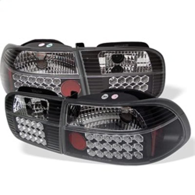 Spyder Auto 5004628 LED Tail Lights Black/Clear - High-Performance Brake Lights for Trucks & SUVs