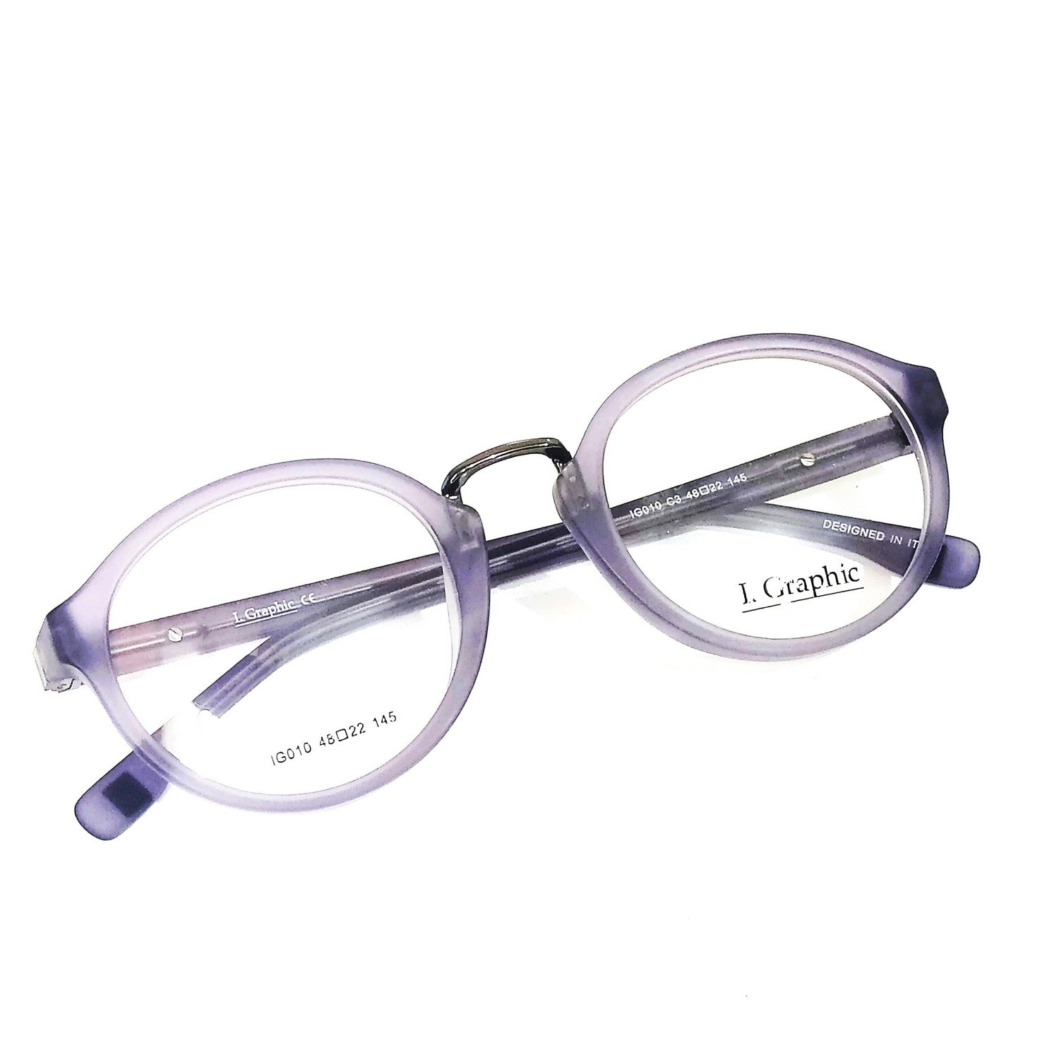 Premium Acetate Full Frame Eyeglasses for Men & Women - Lightweight & Durable IG010 | Perfect for Reading, Work & Fashion Accessories