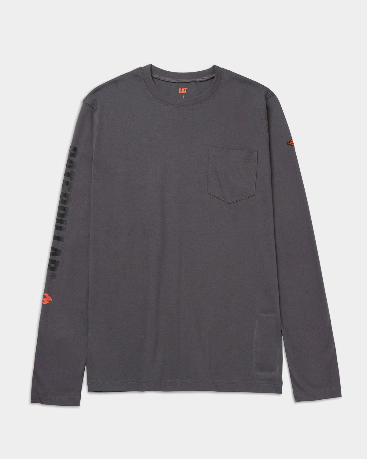 Men's FR AR Banner Long Sleeve T-Shirt - Flame Resistant Workwear for Construction & Industrial Safety