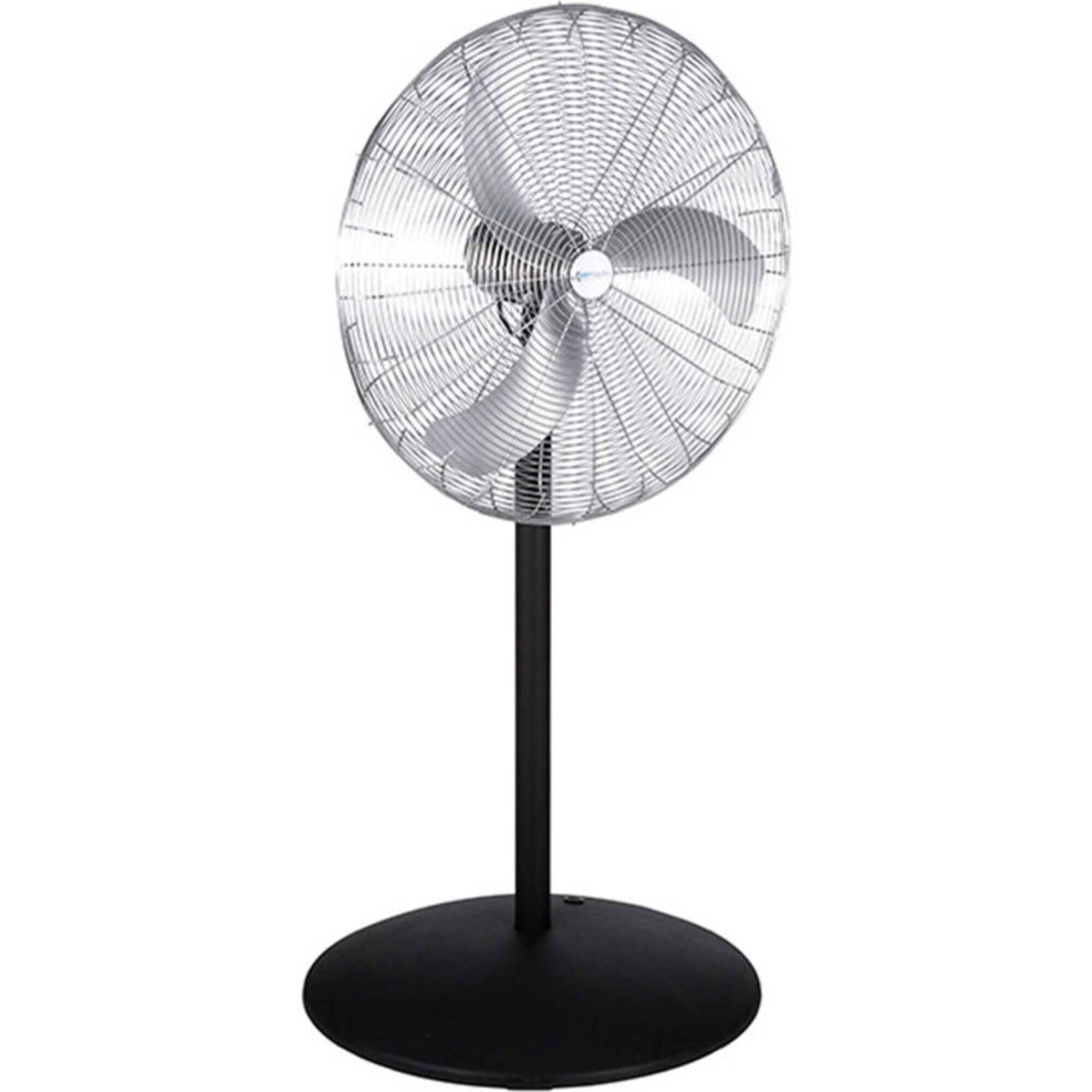 Airmaster Fan 20894 18 Inch Pedestal Oscillating Fan - 1/5 HP, 2600 CFM High Velocity Airflow - Perfect for Home, Office, and Workshop Cooling