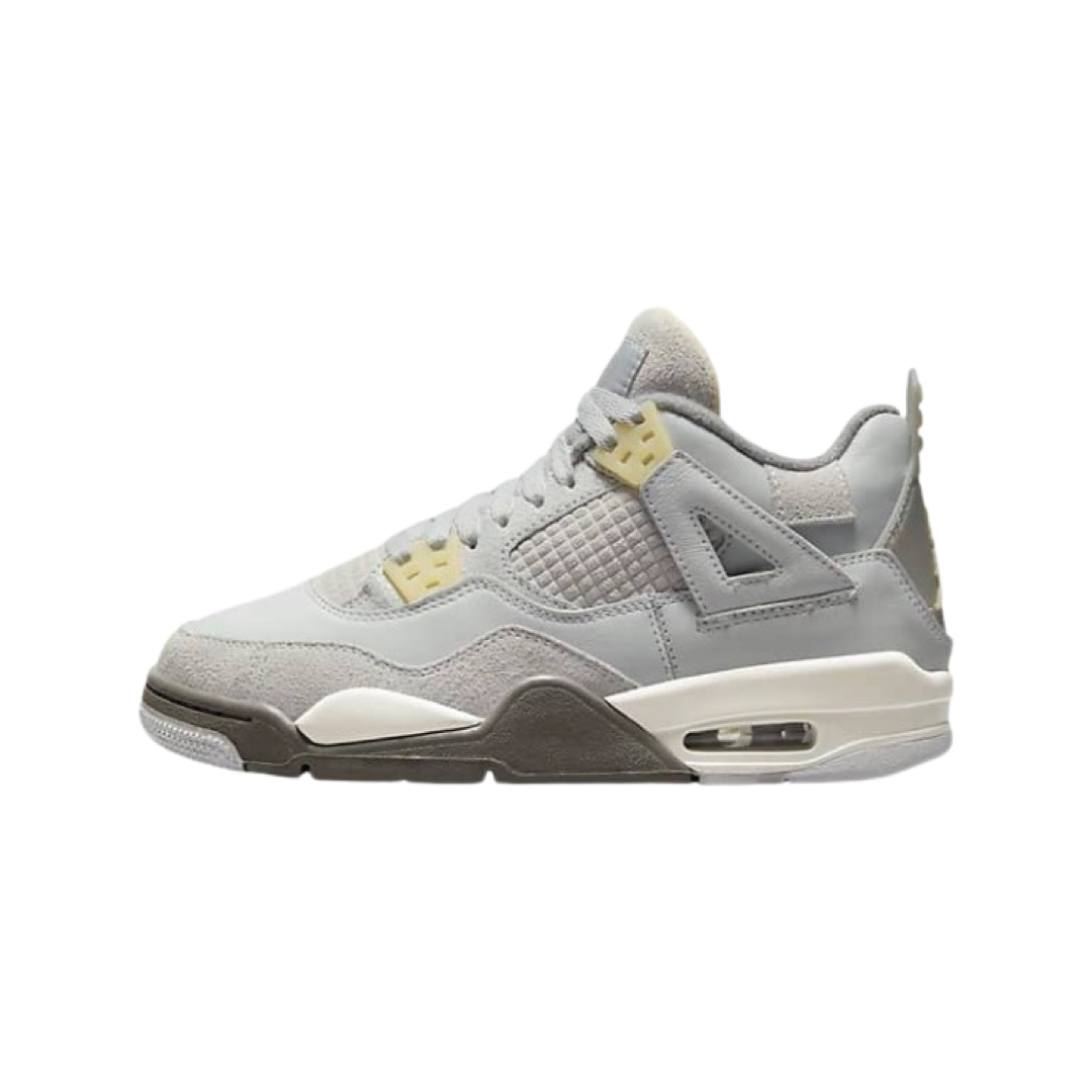 Air Jordan 4 SE GS Craft Photon Dust Pale Vanilla Basketball Shoes for Women & Girls - Perfect for Streetwear, Sneaker Collection & Casual Outfits