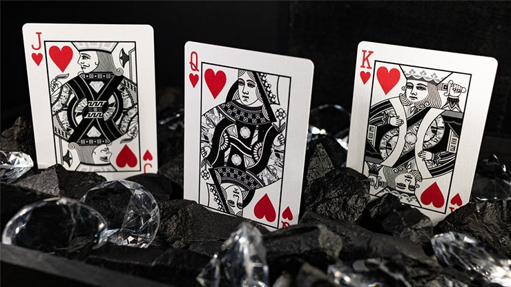 Premium Carbon Fiber Playing Cards - Diamond Edition | Elegant & Durable for Poker, Magic Tricks & Cardistry | Perfect for Game Nights & Professional Performances