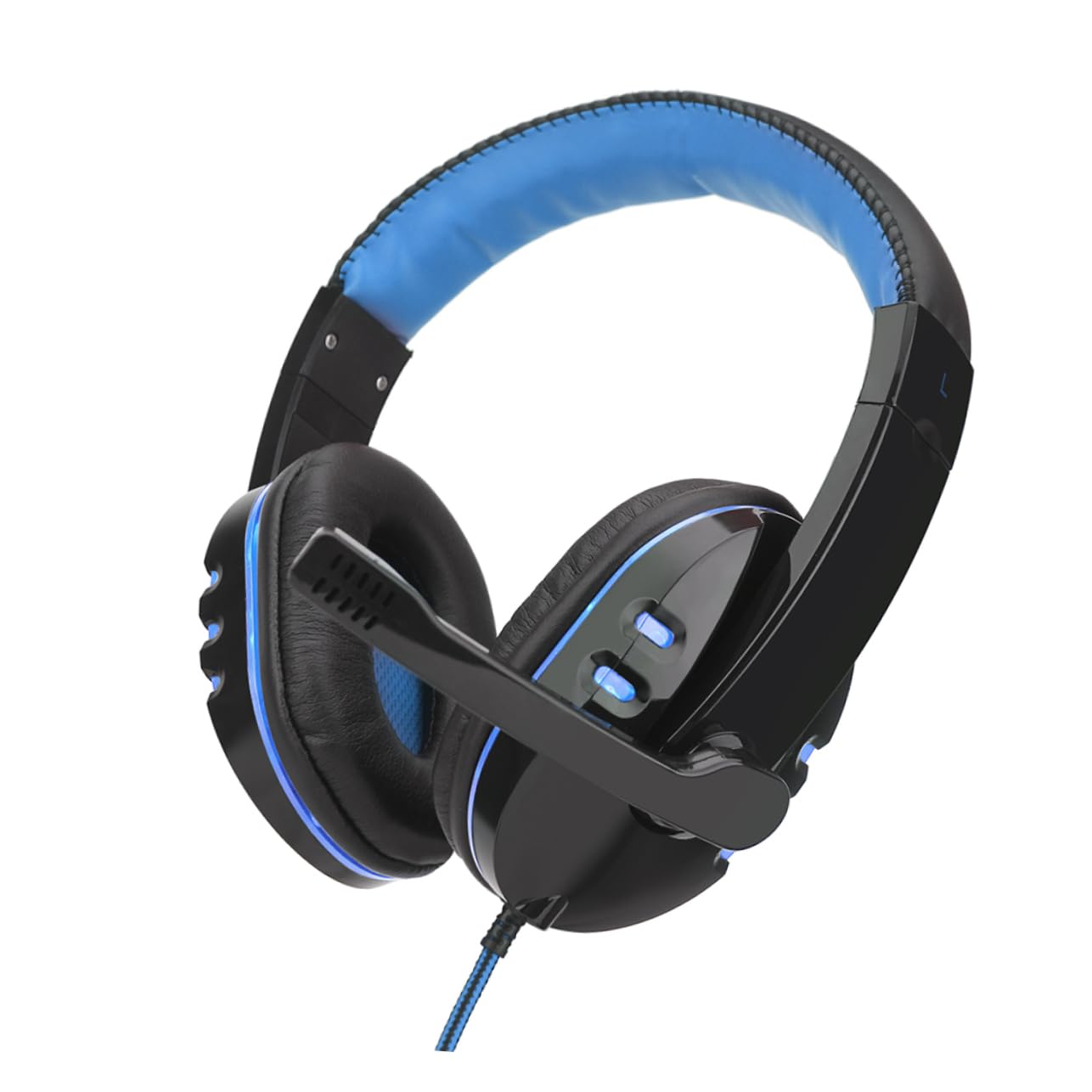 OSALADI 2-Pack Gaming Headset with LED Lights - Noise Cancelling Over-Ear Headphones for PC, Computer, Music, Video & Online Gaming - Perfect for Streaming, Work & Entertainment