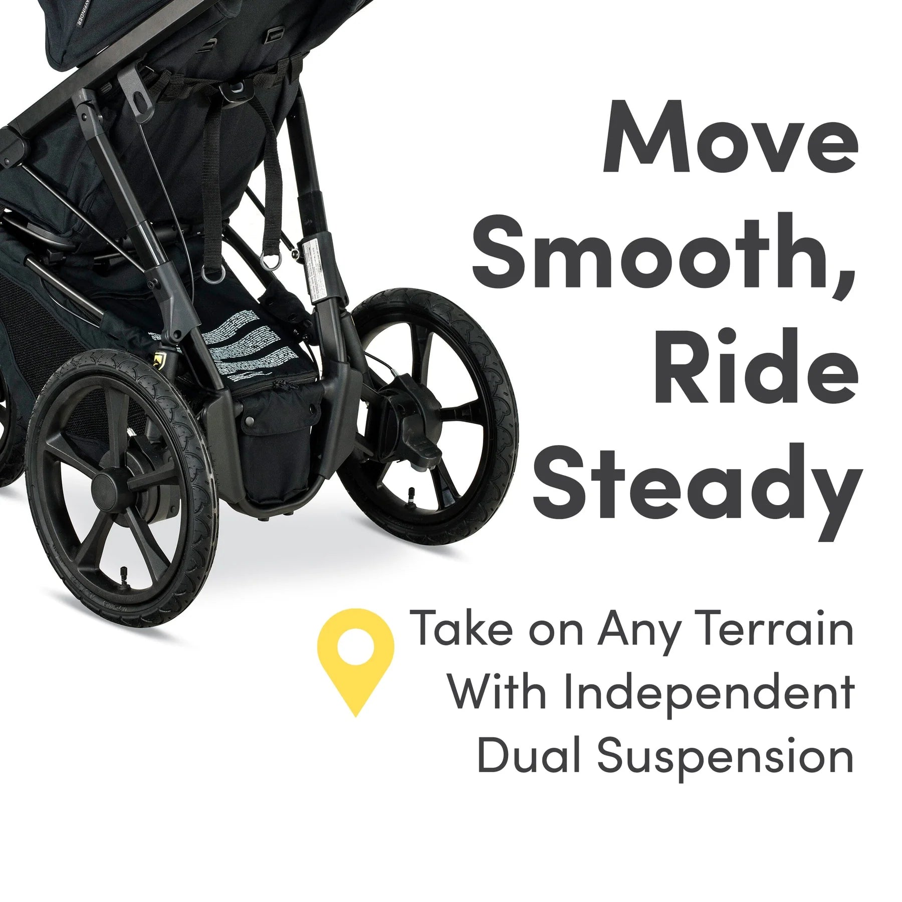 BOB Wayfinder Jogging Stroller - Lightweight All-Terrain Running Stroller for Active Parents | Perfect for Outdoor Adventures, Fitness Runs & Daily Walks