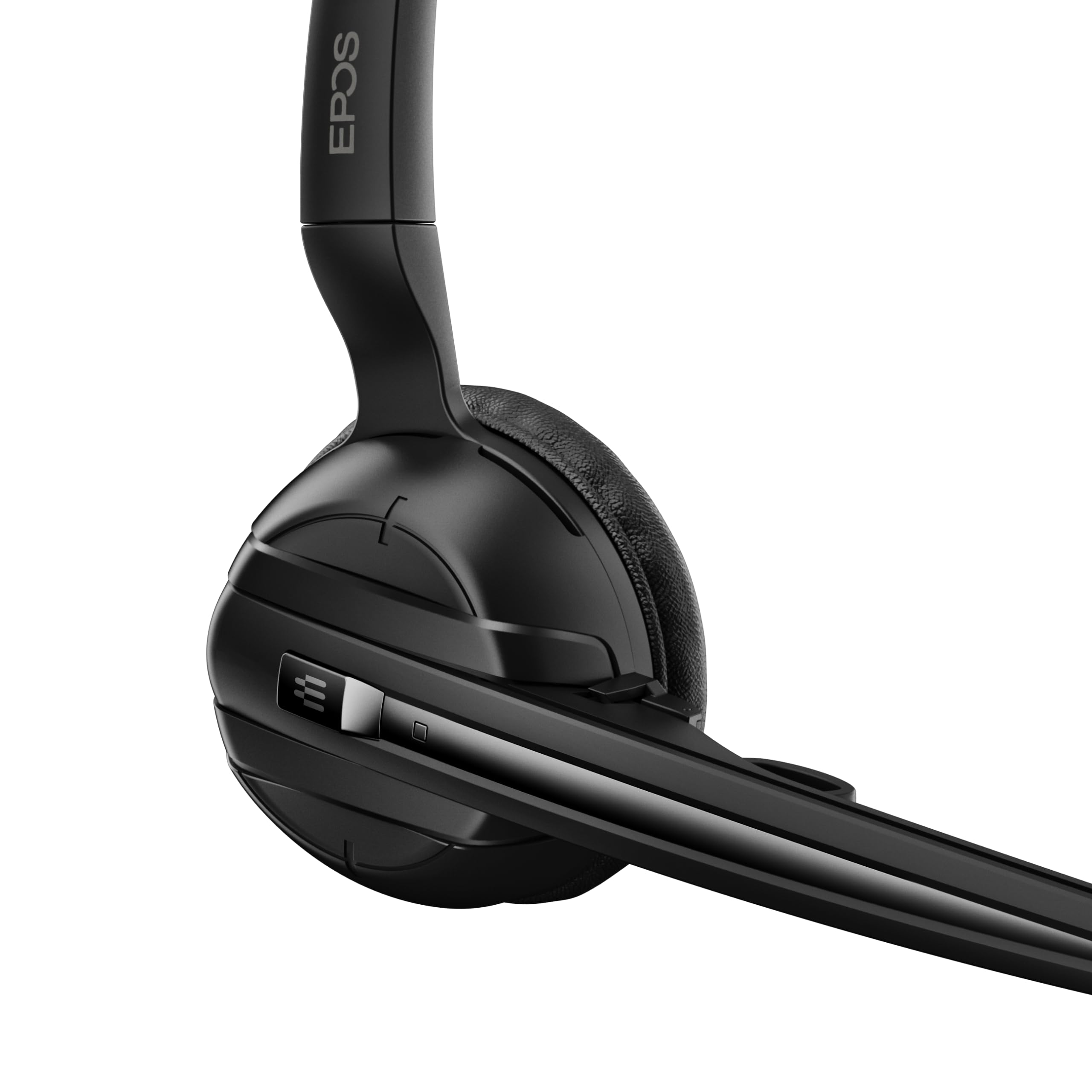 EPOS Impact D10 Wireless DECT Mono Headset for Desk Phones - Noise Cancelling Convertible Earphone with Microphone for Office & Call Centers (Black) | Perfect for Business Professionals & Remote Workers