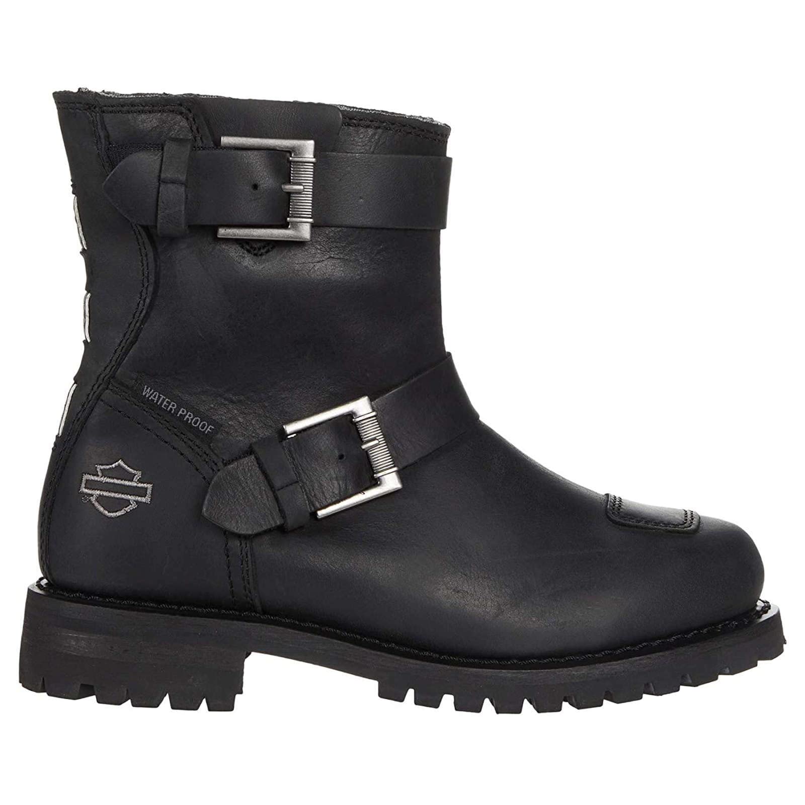 Harley-Davidson Women's Bremerton 6 Inch Double C Leather Motorcycle Boots - Stylish & Durable Riding Boots for Bikers & Outdoor Enthusiasts