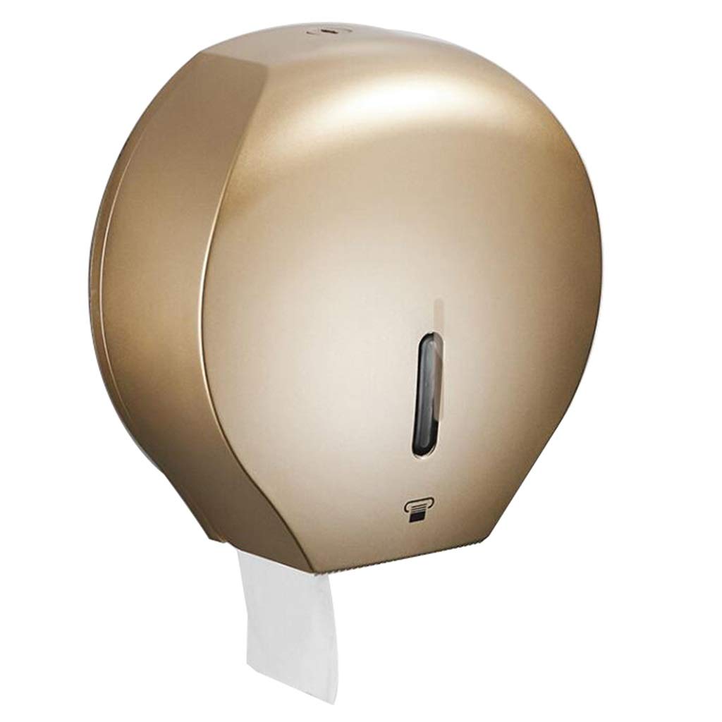 DMLZB Wall-Mounted Paper Towel Dispenser - Commercial Bathroom Tissue Roll Holder for Restrooms, Kitchens & Offices | Stainless Steel Hand Towel Dispenser (Color A) - Ideal for Public Washrooms, Restaurants & Workplace Hygiene