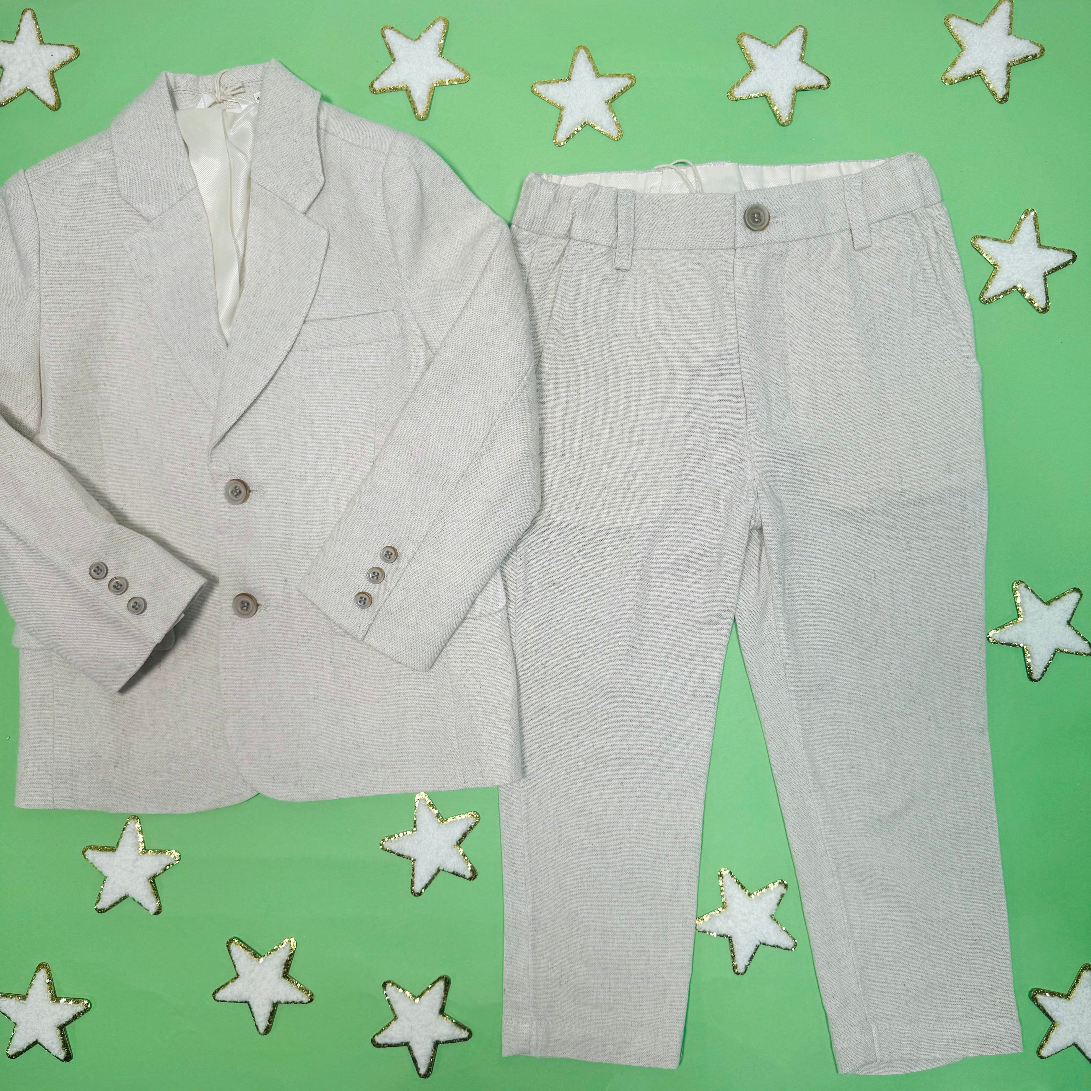 Premium Linen Sebastian Blazer for Men - Lightweight Summer Business Casual Jacket - Perfect for Office, Weddings & Outdoor Events