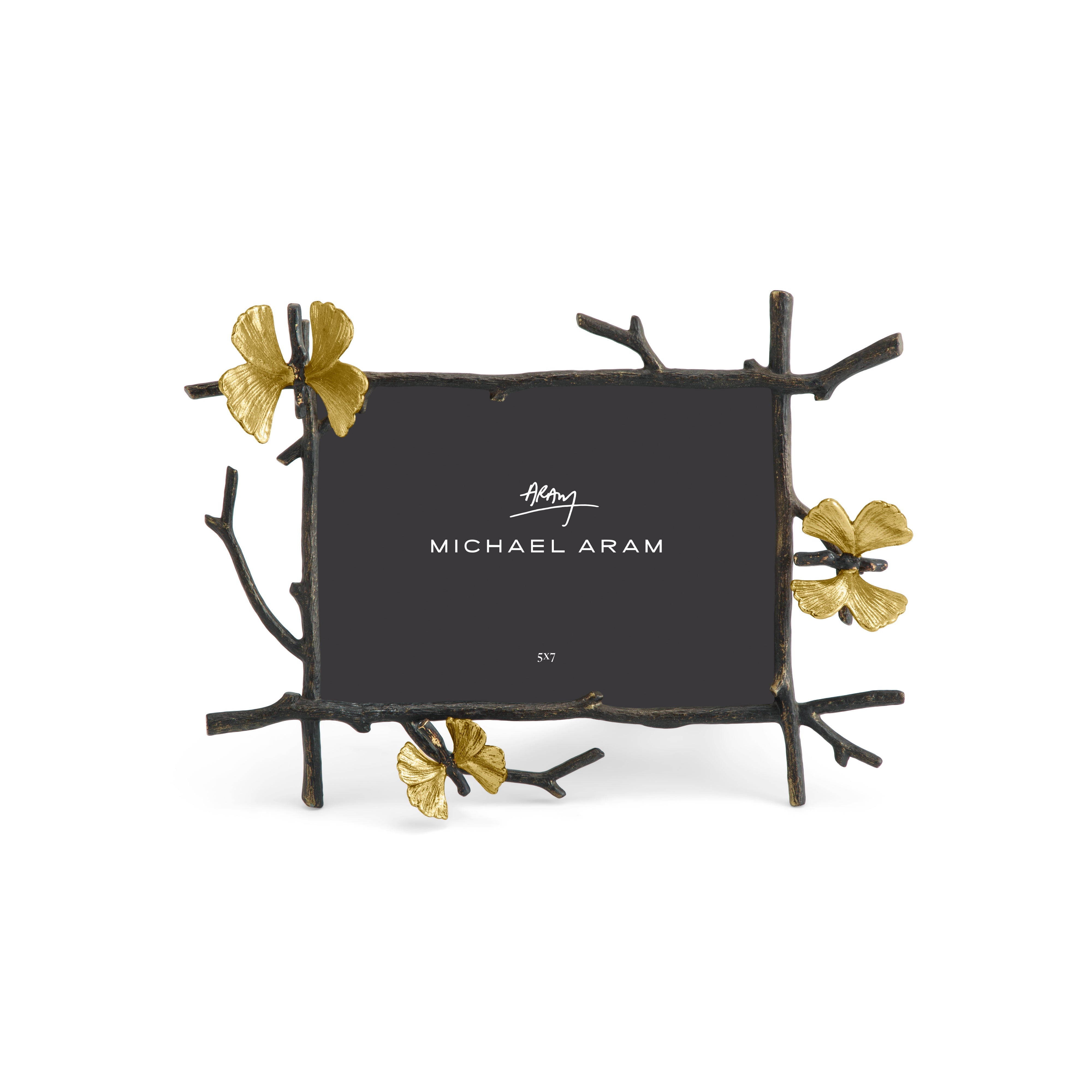 Butterfly Ginkgo Picture Frame - Elegant Home Decor for Wall Art, Photo Display, and Gift Giving - Perfect for Living Room, Bedroom, and Office Decorations