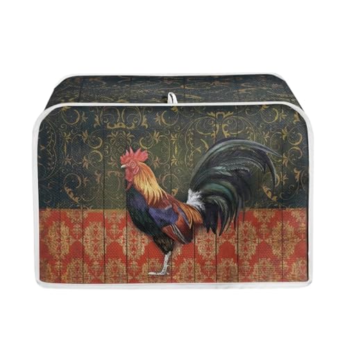 Black Red Gold Chicken Rooster