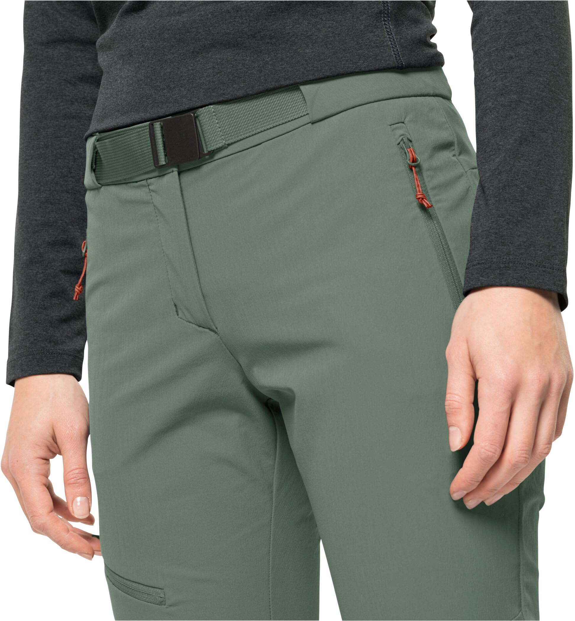Jack Wolfskin Women's Holdsteig Casual Hiking Pants - Lightweight Quick-Dry Outdoor Trousers for Travel & Adventure