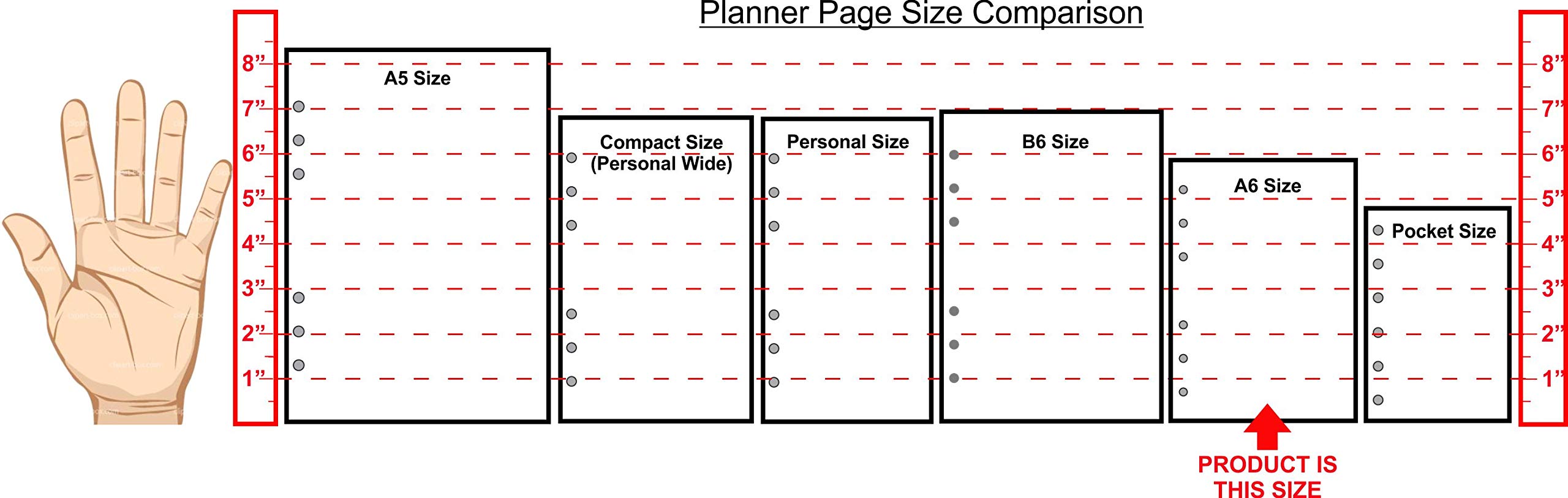 A6 Shopping List Notepad for 6-Ring Binders - 4.13