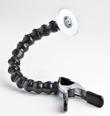 Sturdy Clamp Arm with Mounting Disc - Heavy Duty Adjustable Clamp Holder for Cameras, Lights & Microphones - Perfect for Studio, Photography & Video Recording