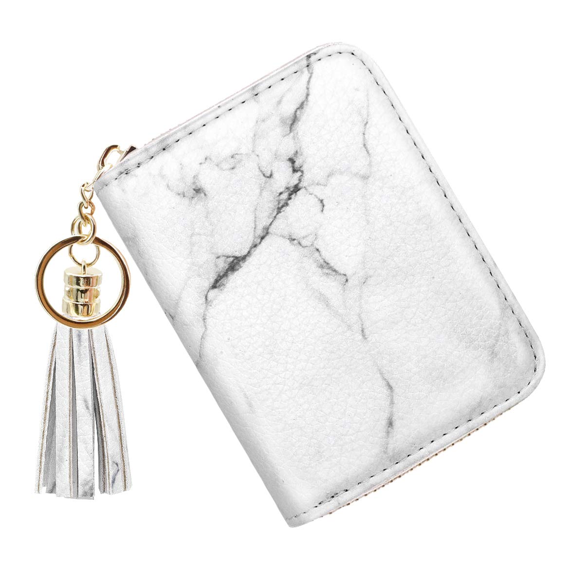 RFID Blocking Glitter Credit Card Holder for Women - Slim Small Wallet with Card Slots - Perfect for Travel, Shopping & Everyday Use