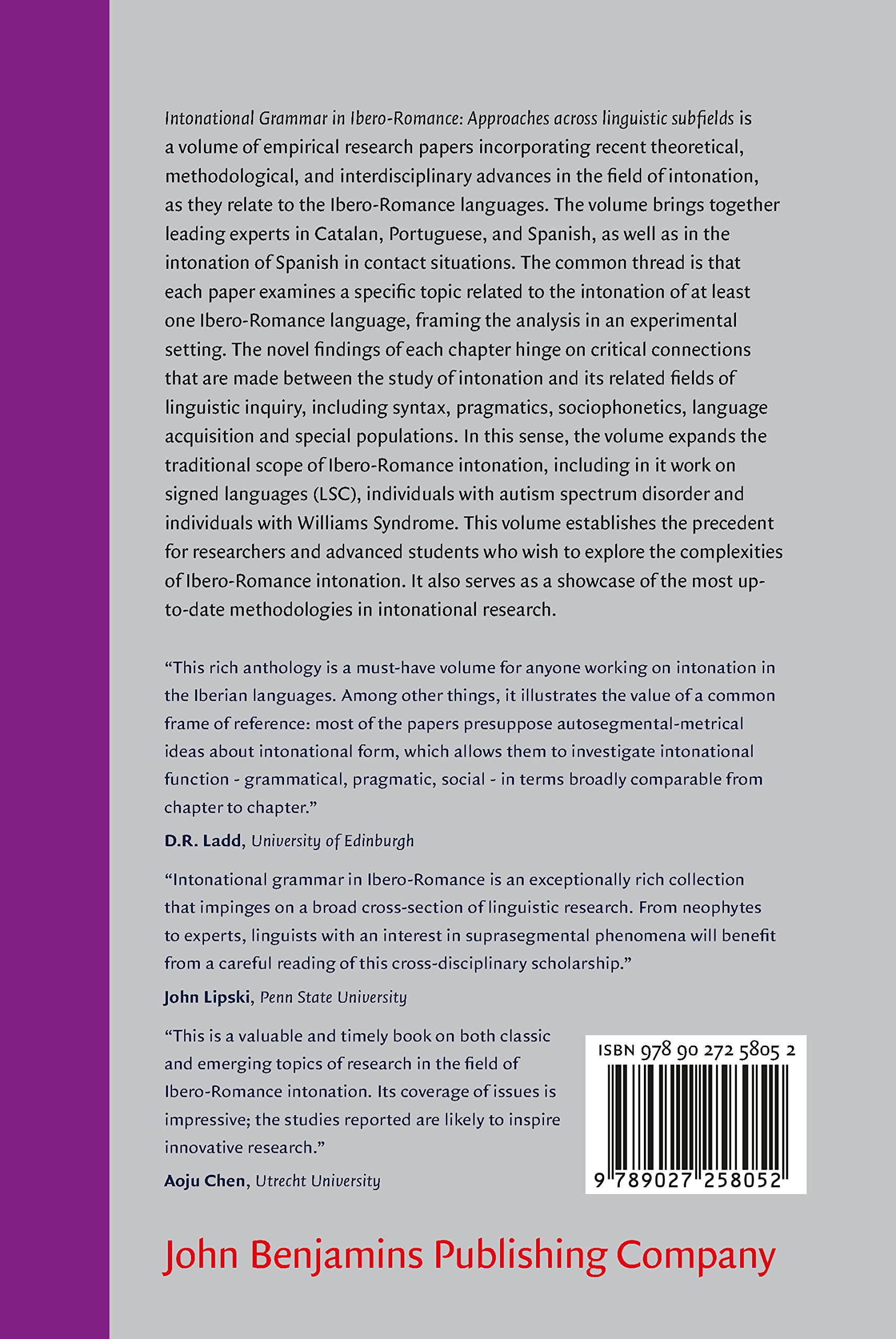 Intonational Grammar in Ibero-Romance: Linguistic Studies of Hispanic and Lusophone Languages | Academic Research & Language Learning Resources