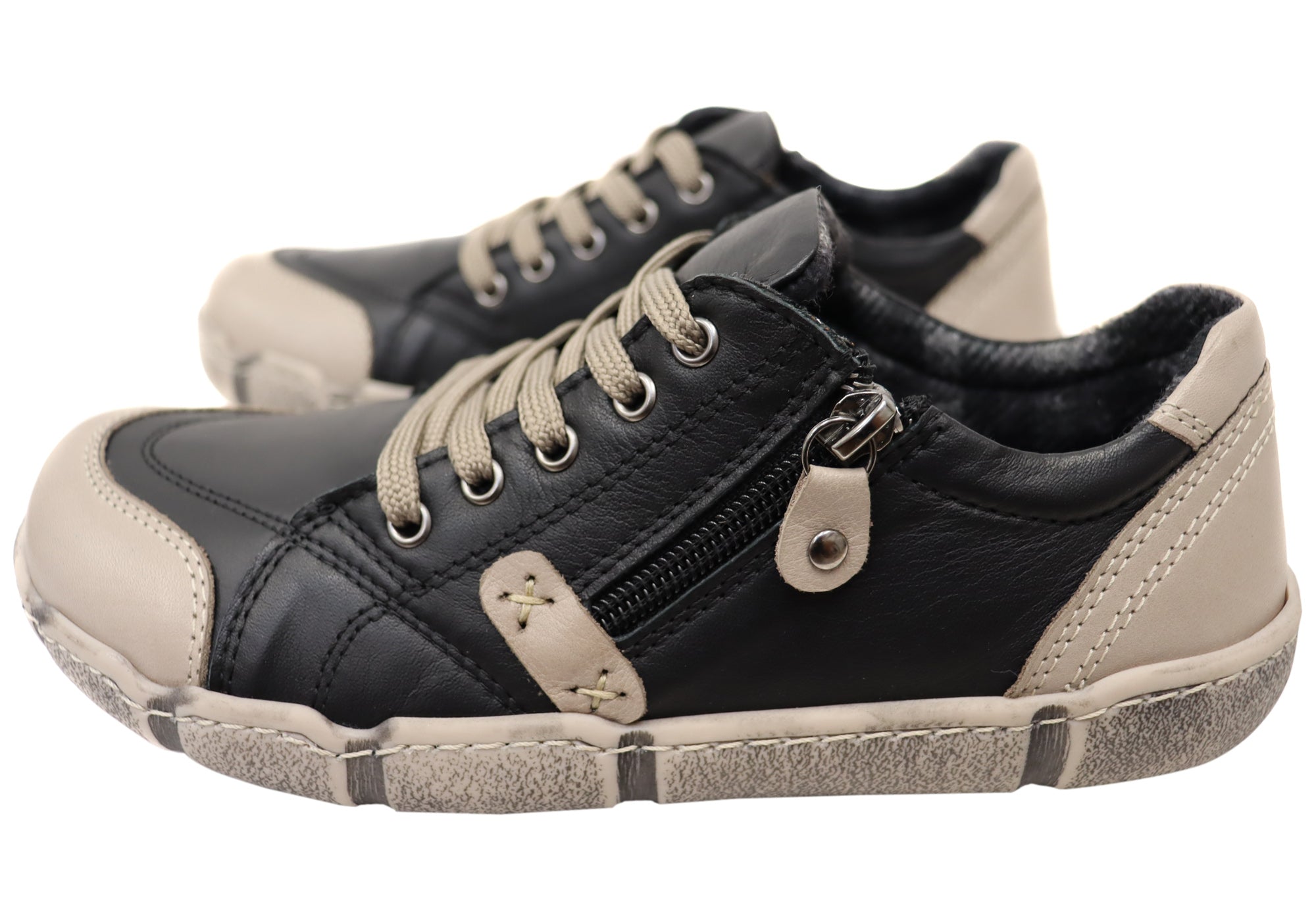 Orizonte Rusden Women's Comfortable Leather European Shoes - Stylish & Supportive for Work, Walking & Casual Outings